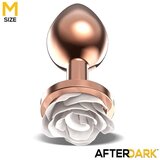 After Dark 2024 Analni Čep After Dark With Rose White-rosegold (m) | Shoptok.si