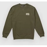 Crafted Crew Pulover olive