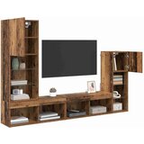TV stenske enote z LED lučmi 4 pcs Star les Konstruiran les, (5000112998) | Shoptok.si