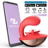INTOYOU App Series Rondy Vibrating & Licking Tongue Stimulator with App Red | shoptok.hr