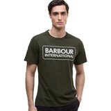 Barbour Essential Large Logo T-Shirt Sage/White Zelena | shoptok.hr