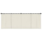  Sjenica sa zavjesama 6 x 3 m krem čelična | shoptok.hr