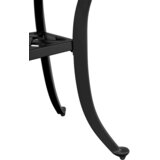  Vrtni stol crni 53 x 53 x 53 cm od lijevanog aluminija | shoptok.hr