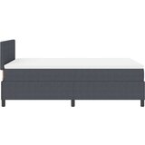  Krevet s opruga kutije Tamno siva i bijela 120 x 200 cm | shoptok.hr