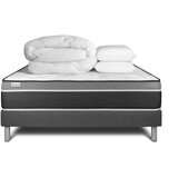 VITALIT Celoten paket za posteljo - Vzmetnica 140x190 cm + Vzmetni okvir z letvami (v kompletu) + 2 vzglavnika + odeja - Vital Care, (21614451) Cene
