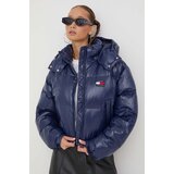 Tommy Jeans Pernata jakna za žene, boja: tamno plava, za zimu | shoptok.hr