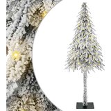vidaXL Božično drevo med 150 LED z stojalom Bela 150 cm PE in jeklo, (5000067779) | Shoptok.si