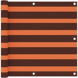 Furnova Balkonsko platno oranžno in rjavo 90x600 cm oksford blago, (21919309) | Shoptok.si