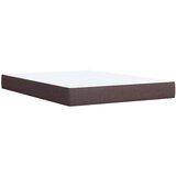  Krevet s oprugama i madracem tamnosmeđi 140 x 190 cm od tkanine | shoptok.hr
