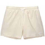 Pull&Bear Kratke kopalne hlače žafran / volneno bela