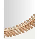Kave Home Zidno ogledalo s okvirom od masivnog drveta ø 80 cm Polke – | shoptok.hr