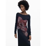 Desigual Haljina jarko crvena / crna / svijetla bež | shoptok.hr