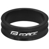 Force podloška a-head viljuške, anodizirana, 1 1/8'' 10mm aluminijum, crni ( 15585 )