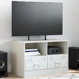 Maison Chic TV omarica - TV stojalo - Televizijska omarica bela 67x39x44 cm jeklo, (21702005) | Shoptok.si