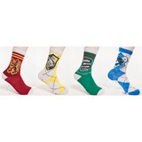 Merchcode Accessoires Harry Potter 4-Pack Multicolor Team Socks | Shoptok.si