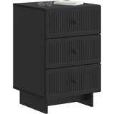  Noćni ormar s ladicama Crna 43 x 41 x 66,5 cm Konstruirano drvo | shoptok.hr