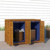 vidaXL vrtna škatla za shranjevanje 140x87x104 cm trden akacijev les | Shoptok.si