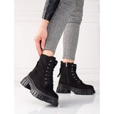 T.SOKOLSKI Women's suede trappers on the platform Cene