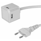 Allocacoc 10464WT Usb cube produžni kabl, beli Cene