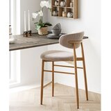 House Nordic Bež/v naravni barvi oblazinjen barski stol (višina sedeža 65 cm) Levanto – | Shoptok.si