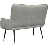 SOFA za dvije osobe Svjetlosiva 115 x 61 x 87 cm Baršun | shoptok.hr
