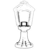 Opviq Vanjska zidna lampa BSU-68197-1BSY-K, 45 cm, IP65, E27, Crna | Eponuda.ba