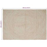  Preproge za površine Naravna in bela 240 x 340 cm Juta, (5000132881) | Shoptok.si