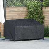 vidaXL Pokrivač za vrtnu klupu Crna 160 x 100 x 61 / 89 cm 210D tkanina | shoptok.hr