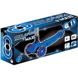 Cool Wheels Sklopivi trotinet za decu Maxi Twist 3 svetleća točka do 50kg plavi | Eponuda.com