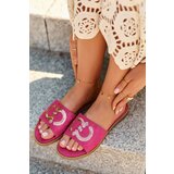 S. BARSKI Women's Flat Sequined Slides S.Barski Cene