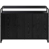  Komoda Crni hrast 102 x 35 x 75 cm Konstruirano drvo Slike
