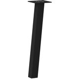 vidaXL Noge za mizo za kavo 4 kosi črna 42 cm jeklo | Shoptok.si