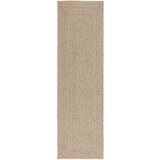  Tepih ZIZUR bež 80 x 250 cm s izgledom jute unutarnji i vanjski | shoptok.hr