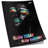 Teka meki uvez A4 crte 40L 80g sjaj+glitter Connect sortirani motivi | shoptok.hr