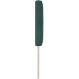 vidaXL Vzglavje s kristalnimi gumbi, temno zelena, 200 cm, žamet, (22051718) | Shoptok.si