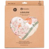 Petite&Mars Loulou brisača bambus 100x100cm, Rosy Wilderness | Shoptok.si