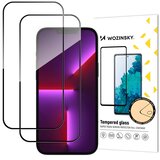 Wozinsky zaštitno staklo 2kom za Apple iPhone 13 Pro/iPhone 13 Black/iPhone 14/iPhone 16e/iPhone 17e - Crna KP40673 Cijene