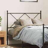  Metalno uzglavlje crno 107 cm | shoptok.hr
