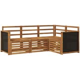  Setovi sofa 4 pcs Čvrsto drvo akacije | shoptok.hr