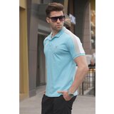 Madmext Polo T-shirt - Blue - Regular fit Cene