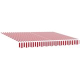 Električni zložljiv senčnik Rdeča in bela 3,5 x 2,5 m, (5000206265) | Shoptok.si