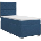  Boxspring krevet s madracem Plava 90 x 200 cm Tkanina | shoptok.hr