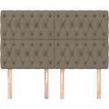  Uzglavlje boje taupe 144x7x118/128 cm tkanina | shoptok.hr
