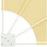 vidaXL Zaslon za zasebnost na balkonu Peščena 115 x 115 cm blago | Shoptok.si