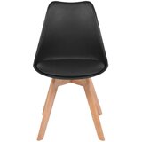  Jedilni stoli 6 kosov črna plastika, (20700781) | Shoptok.si
