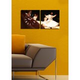 Wallity zidni sat 2P2828CS-4, 60x28 cm, 2 dela | ePonuda.com