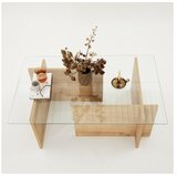 Hanah home Escape Klub sto, 105x40x65cm, Hrast | Eponuda.ba