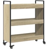  Kuhinjska kolica boja hrasta 70 x 30 x 82 cm konstruirano drvo | shoptok.hr