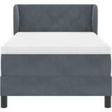  Krevet s opruga kutije Tamno siva 100 x 200 cm Baršun | shoptok.hr