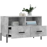 TV ormarić boja betona 80 x 36 x 50 cm konstruirano drvo | shoptok.hr